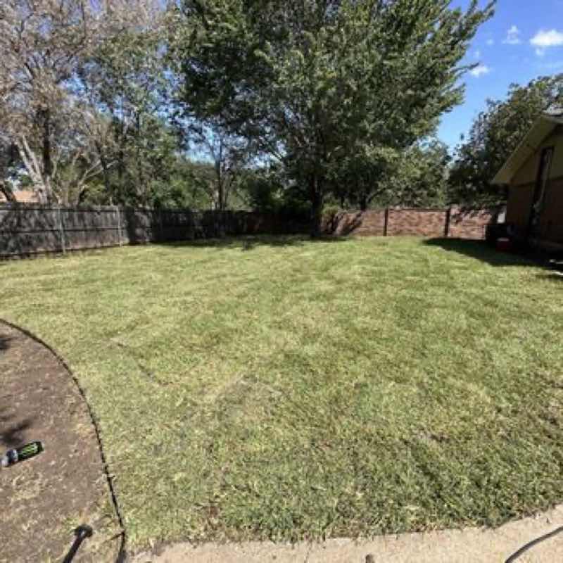 Sod Installation Project near Everman